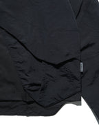AW23 / 01 — T23-073  Trapezoidal Stereo Visor Shirt (Black)