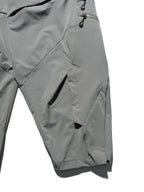 AW23 / 02 —  P23-130 Trapezoidal V-Shape Visor Arc Wide Pants  (Pewter Green)