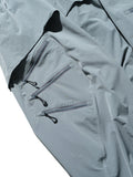 AW23 / 02 —  P23-130 Trapezoidal V-Shape Visor Arc Wide Pants  (Slate Grey)