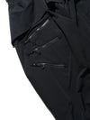 AW23 / 02 —  P23-130 Trapezoidal V-Shape Visor Arc Wide Pants  (Black)