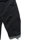 AW23 / 02 —  P23-130 Trapezoidal V-Shape Visor Arc Wide Pants  (Black)