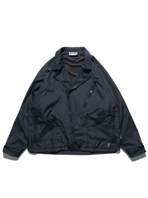 AW23 / 04 —J23-026  Oblique deformation Blazer (Black)