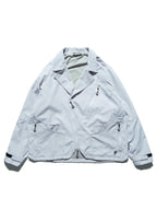AW23 / 04 —J23-026  Oblique deformation Blazer (Bright Grey)