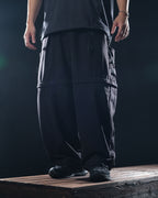 S25-OL-P Octo x Lonely.crocodile Dual Scale Detachable Pants (Black)