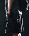 S25-OL-P Octo x Lonely.crocodile Dual Scale Detachable Pants (Black)