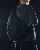 S25-OL-B Octo x Lonely.crocodile Curved Scale Crossway Bag (Black)
