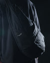 S25-OL-B Octo x Lonely.crocodile Curved Scale Crossway Bag (Black)