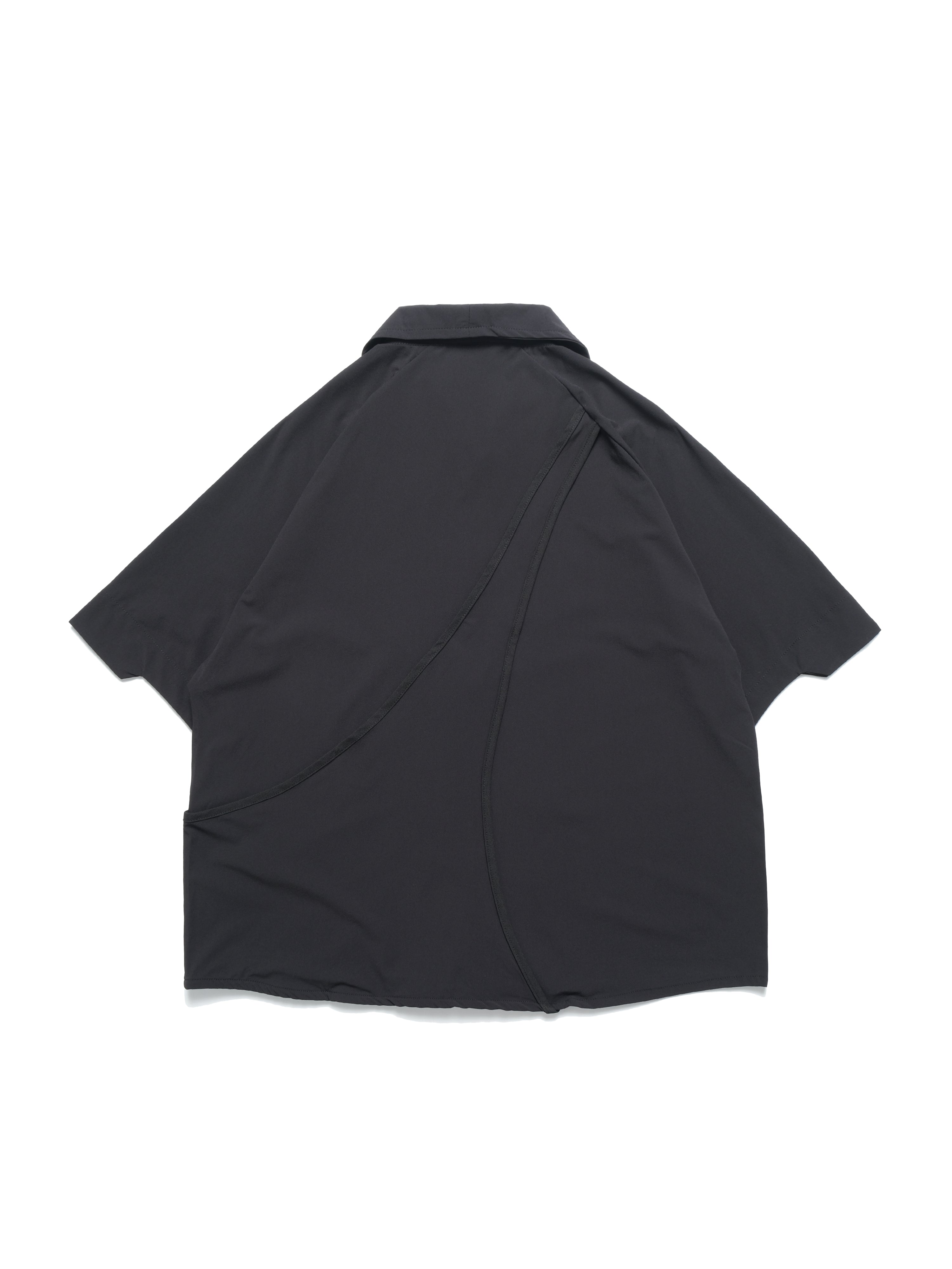 S3/ S25-O-02 Crossable Shirt (Black)
