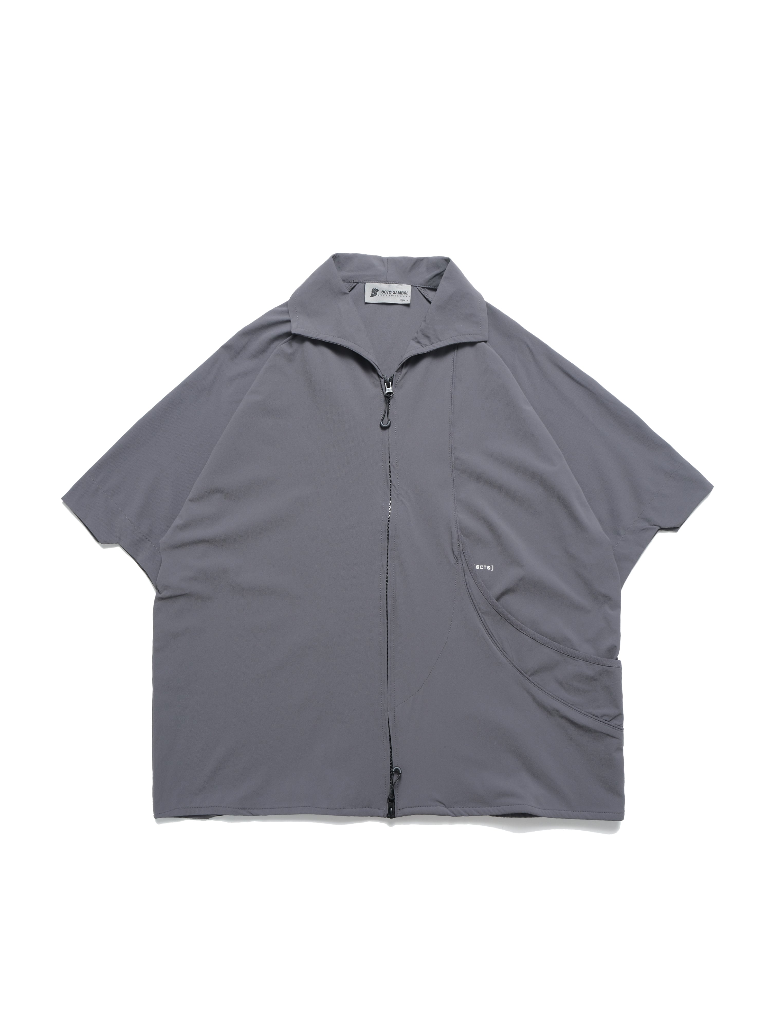 S3/ S25-O-02 Crossable Shirt (Grey)
