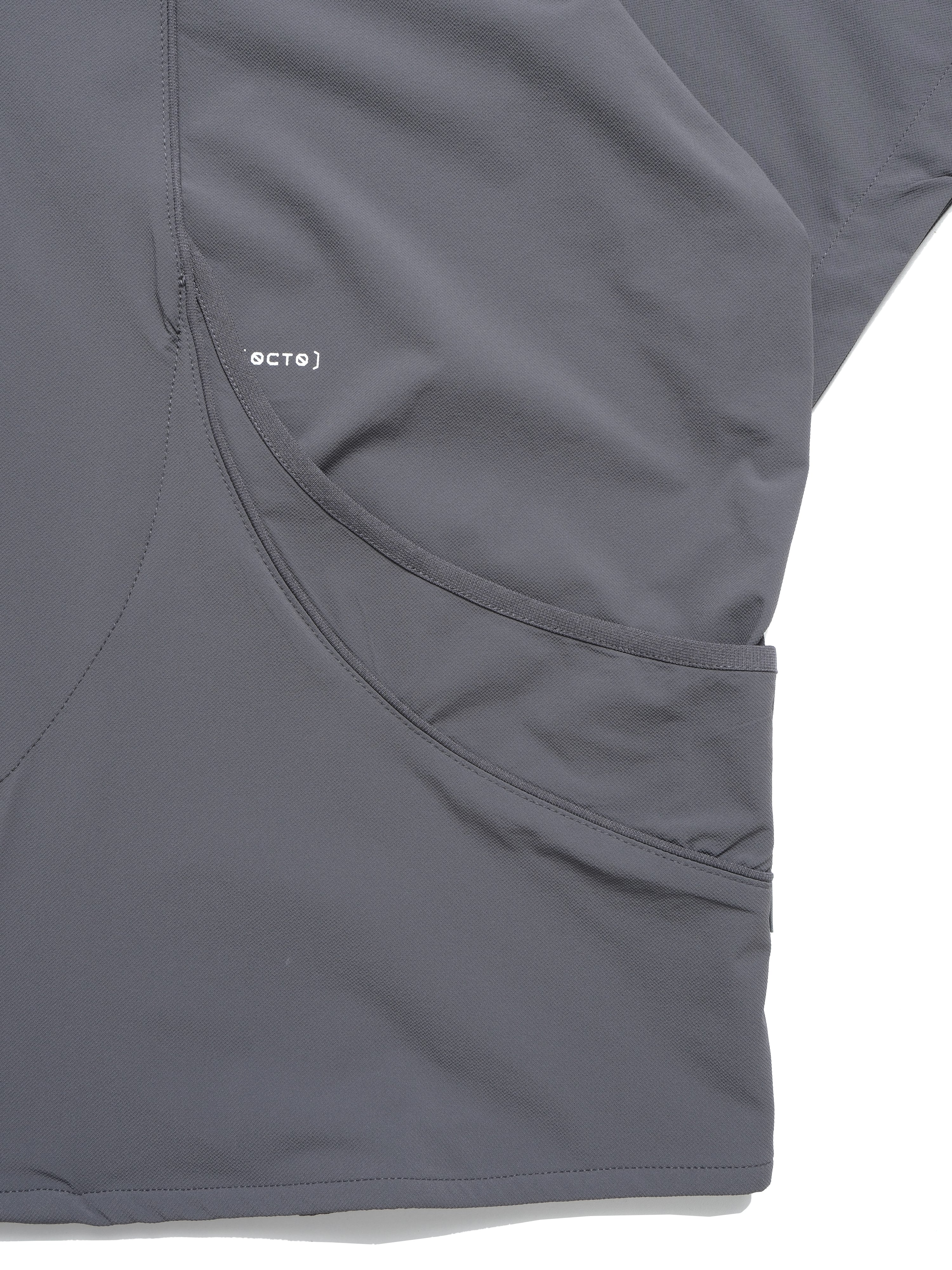 S3/ S25-O-02 Crossable Shirt (Grey)