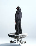 A25-OI-H OCTO X IONISM Strata Zip-up (Black)