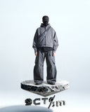 A25-OI-H OCTO X IONISM Strata Zip-up (Grey)