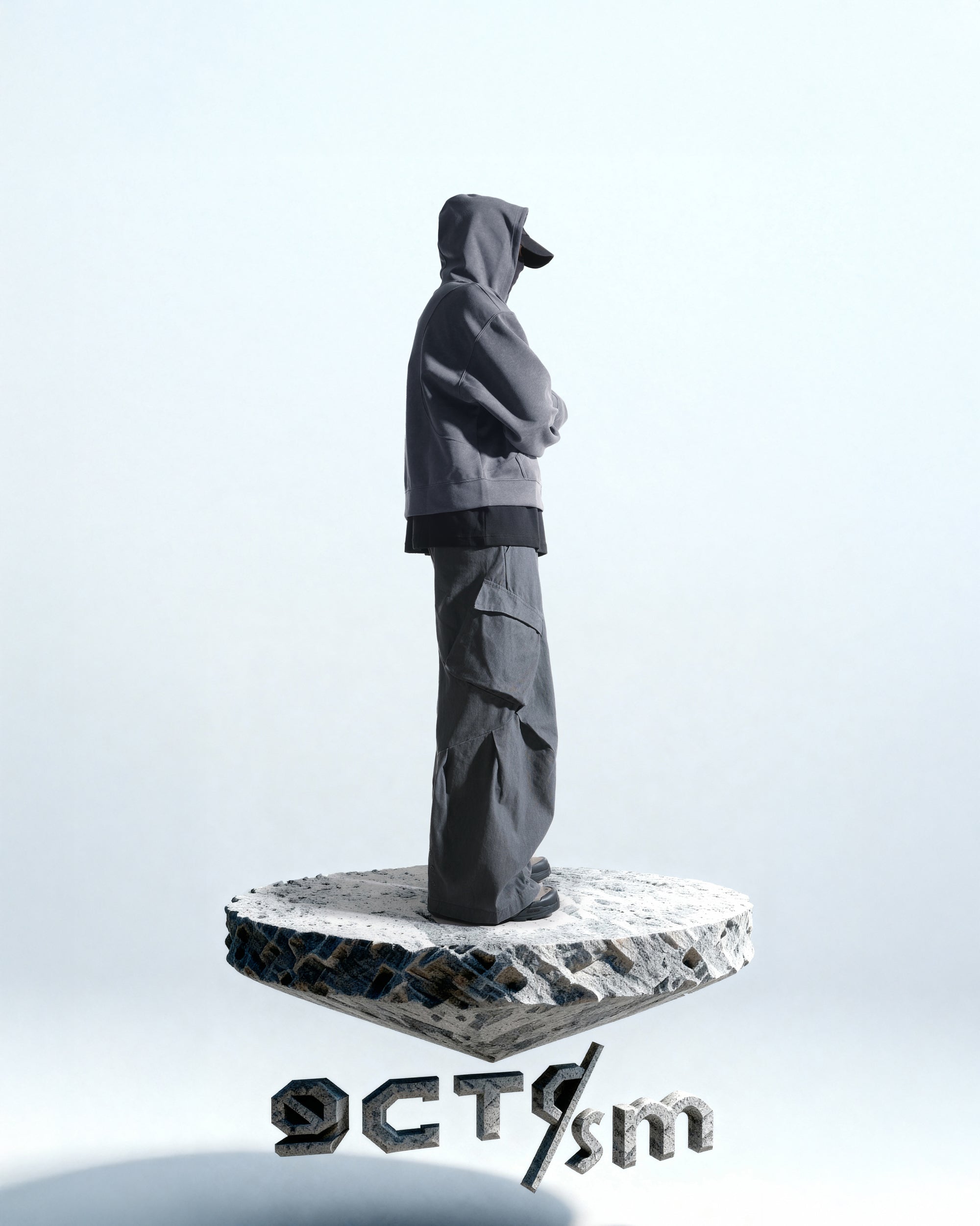 A25-OI-P OCTO X IONISM Strata Pants (Grey)
