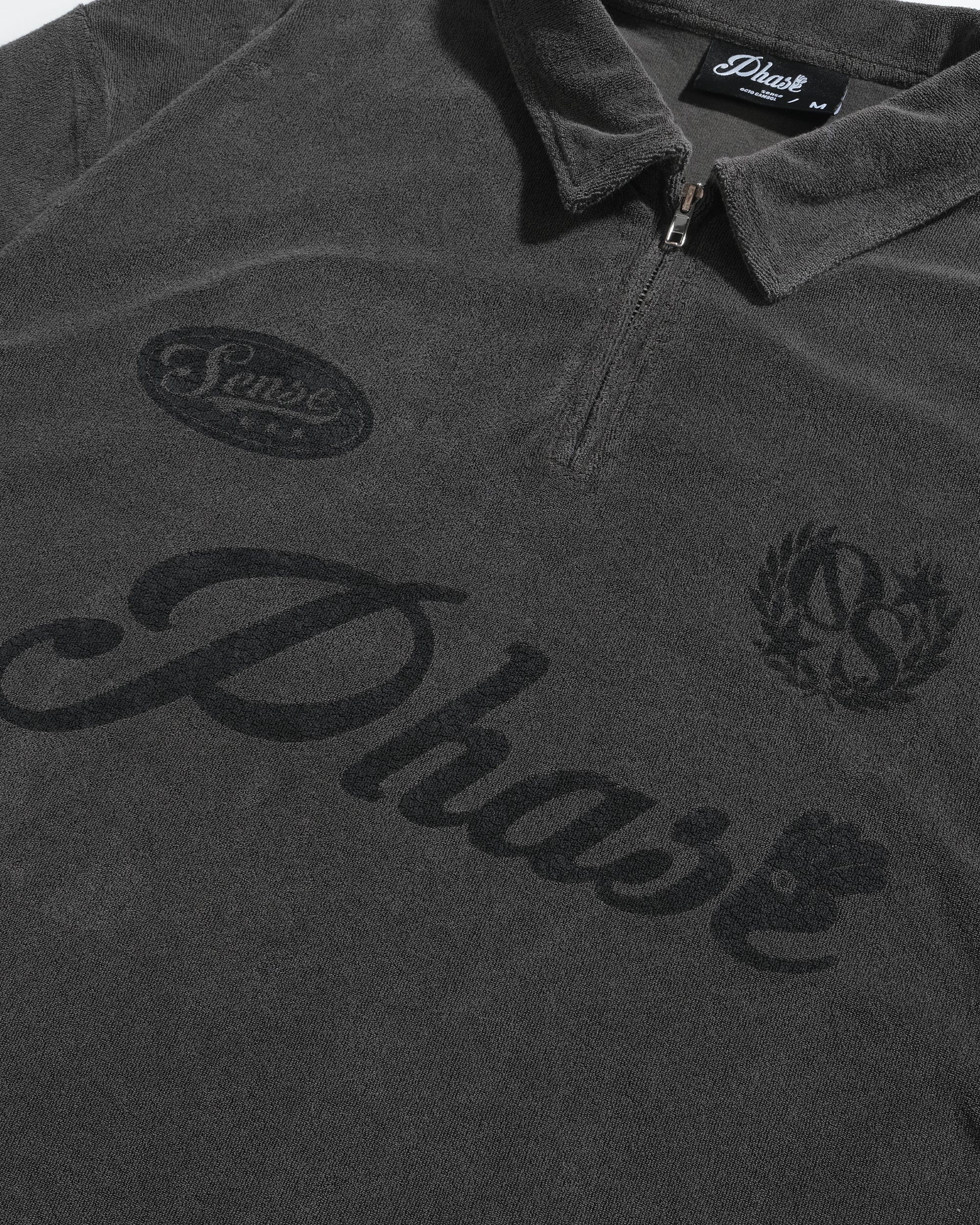 S26-OS-T2 / OCTO X Sense PHASE Zip Polo (Black)