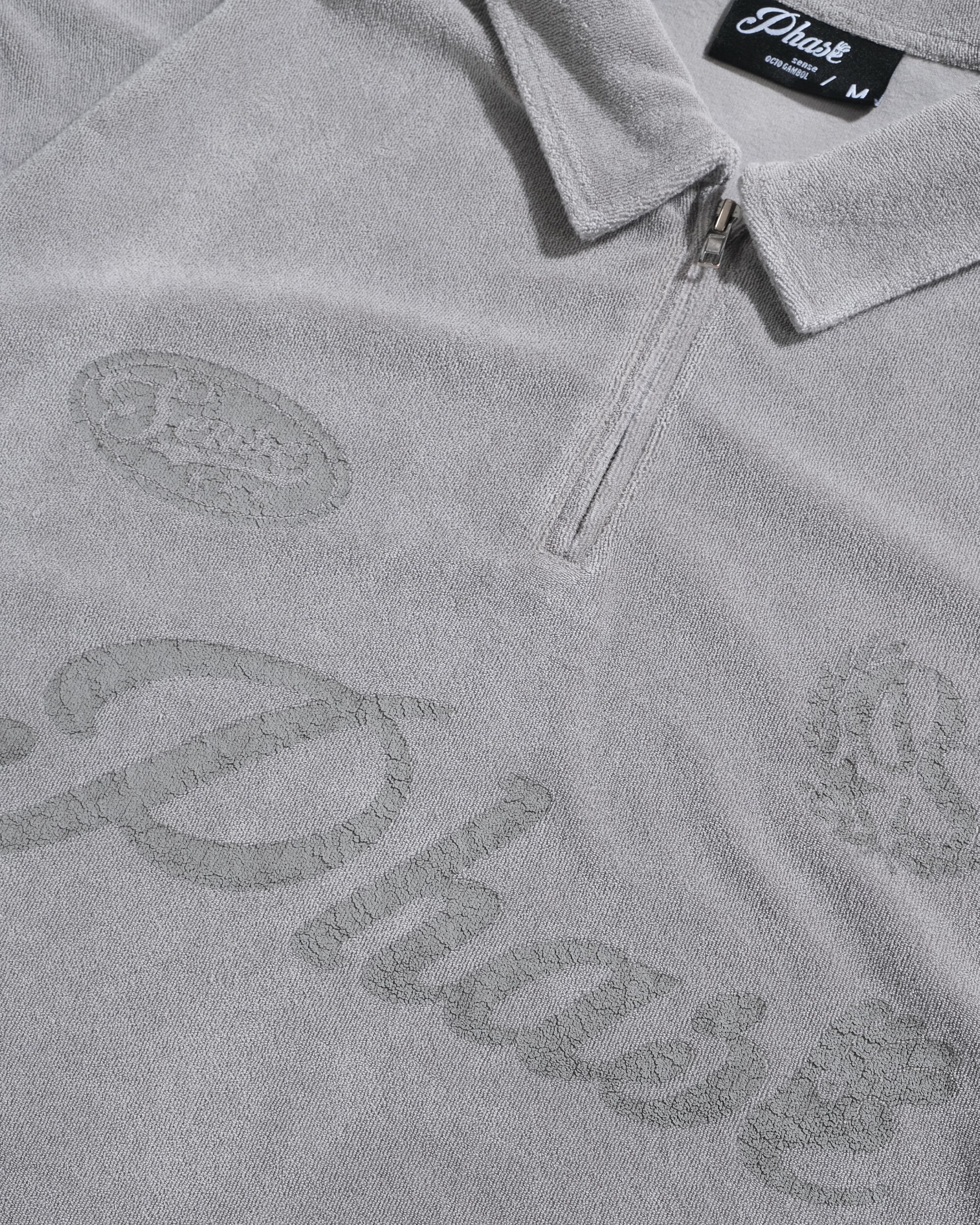 S26-OS-T2 / OCTO X Sense PHASE Zip Polo (Grey)