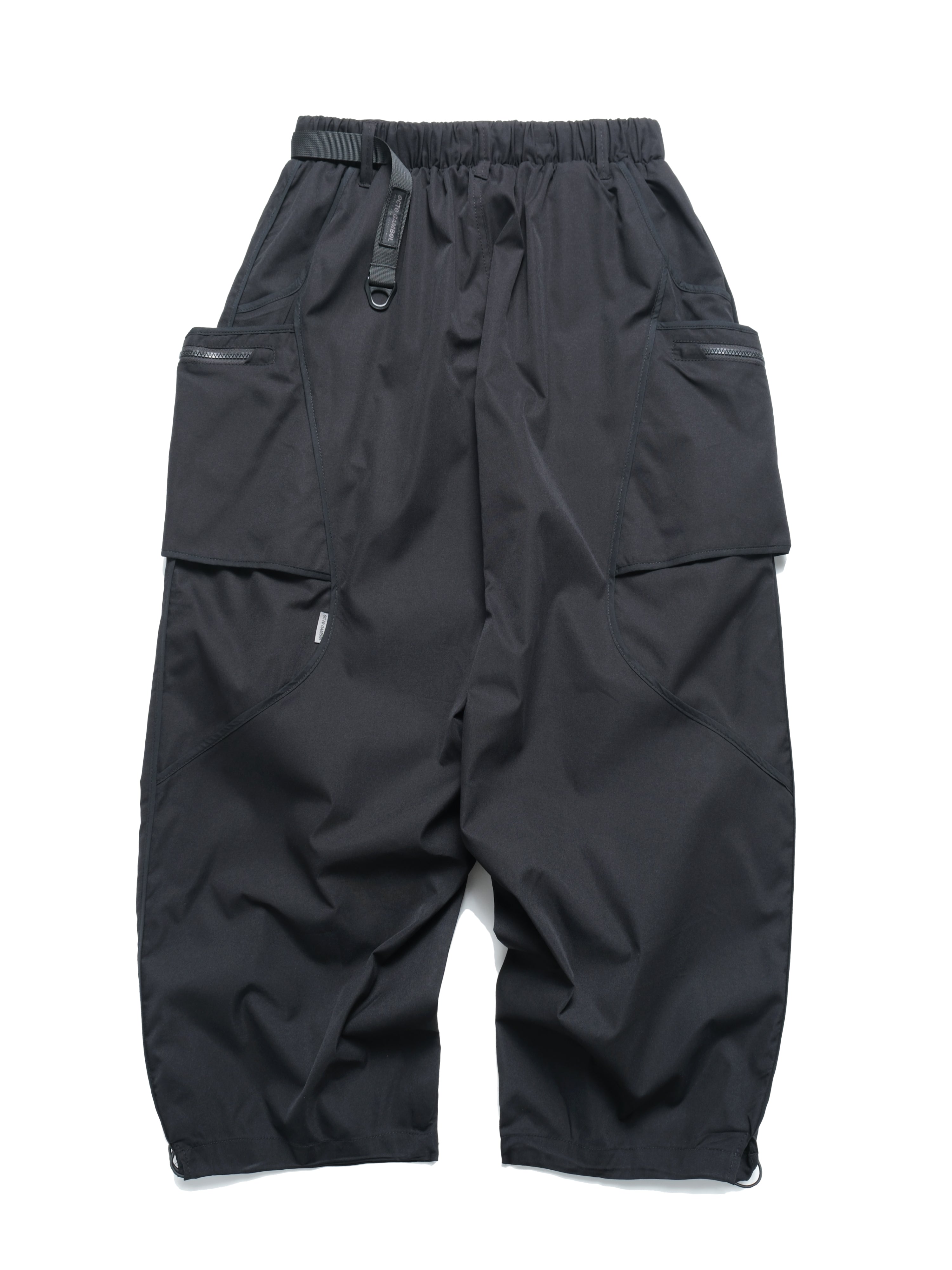 S3/ S25-P-03 Hollow Pocket Baggy Pants (Black)