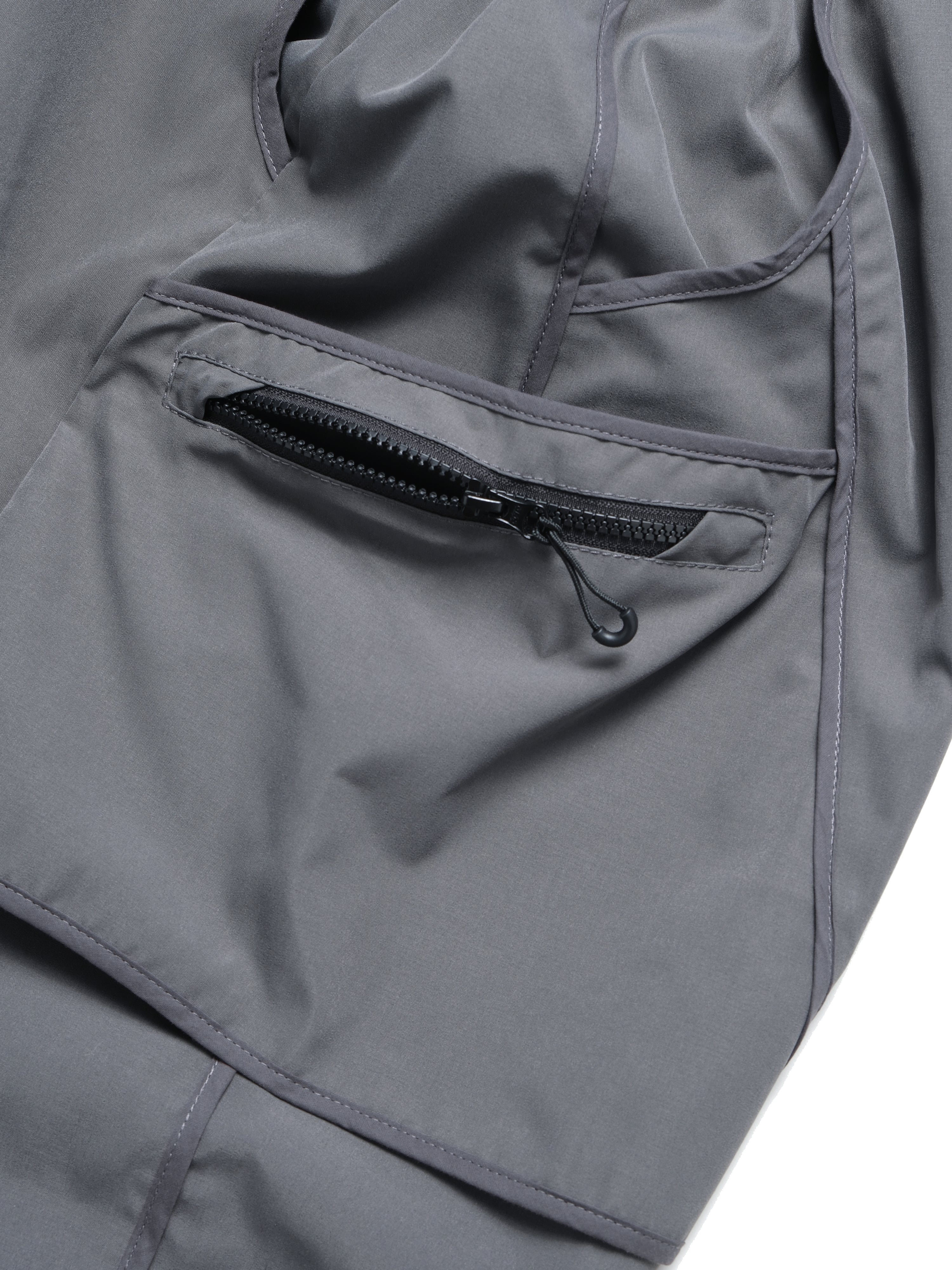 S3/ S25-P-03 Hollow Pocket Baggy Pants (Grey)