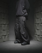 A24-CS-01-P   Futuristic Flare Pants (Black)