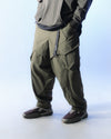 S1 A24-P-01  AngleCut Visor Camber cone Pants (Green)