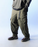 S1 A24-P-01  AngleCut Visor Camber cone Pants (Green)