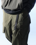 S1 A24-P-01  AngleCut Visor Camber cone Pants (Green)