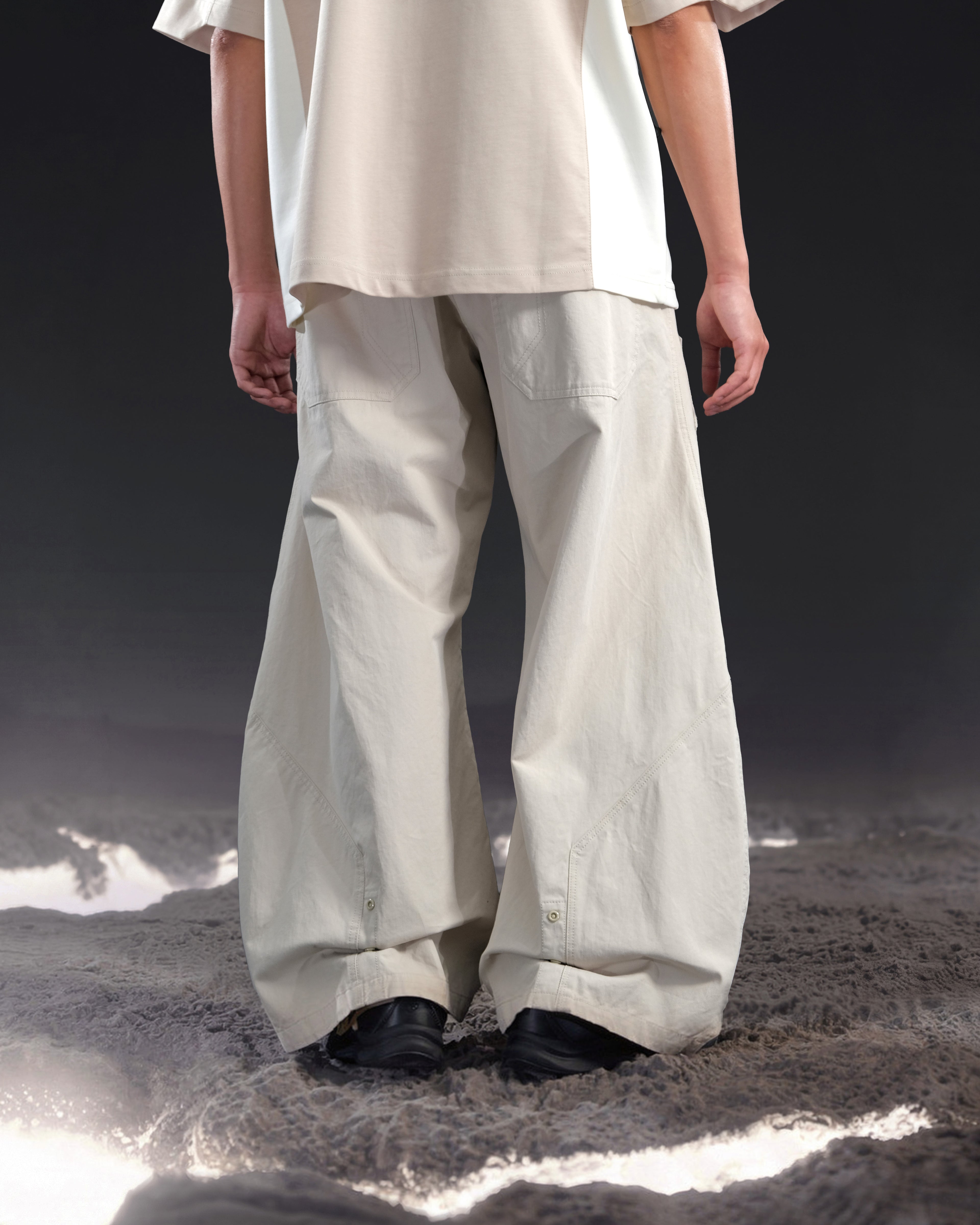 S26-PR-P1/ Light Twill Utility Pants (Sand)