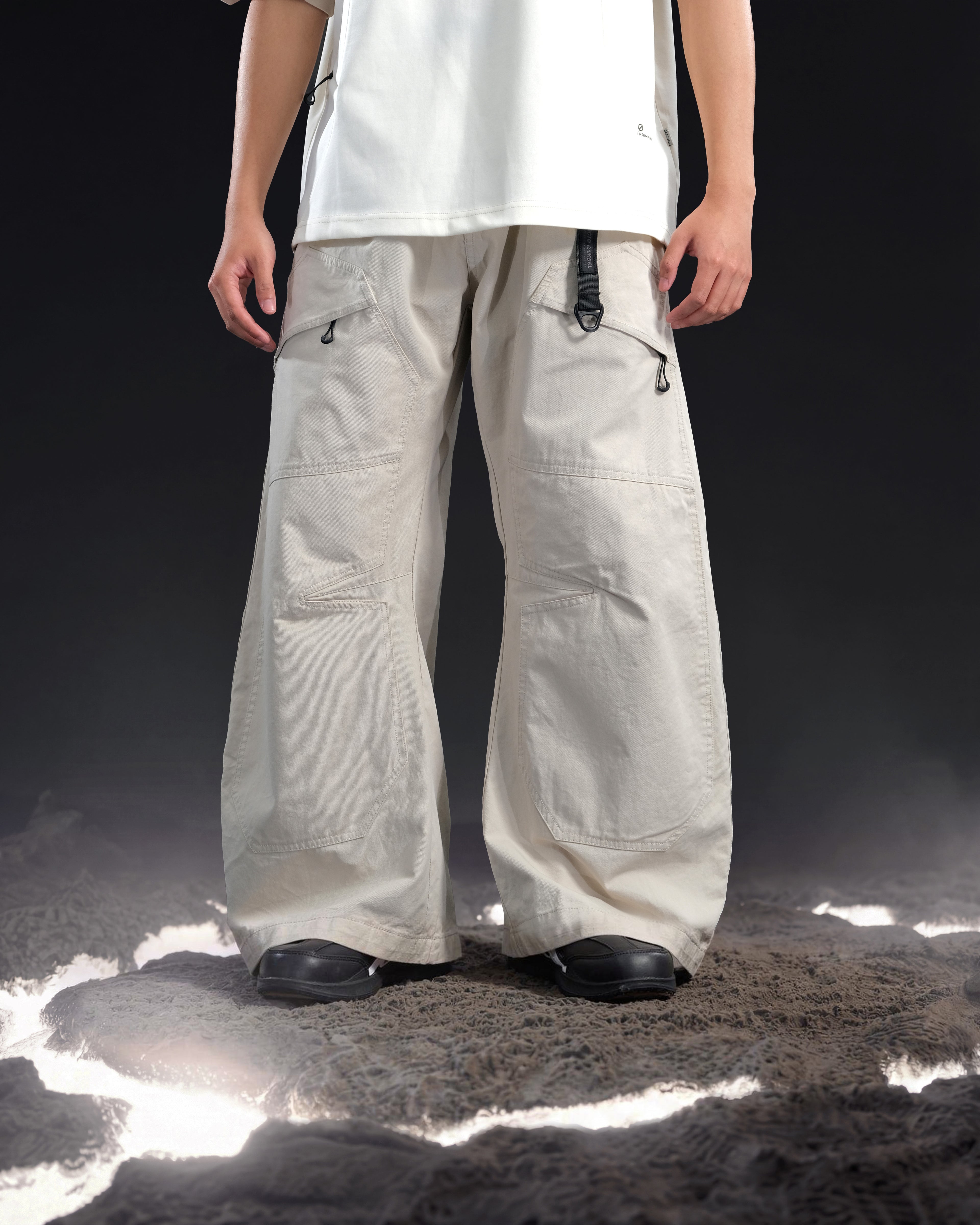 S26-PR-P1/ Light Twill Utility Pants (Sand)