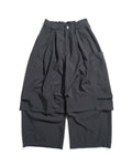 S26-SD1-P / Layered Wide Pants (Black)