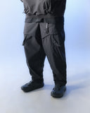 S1 A24-P-01  AngleCut Visor Camber cone Pants (Black)