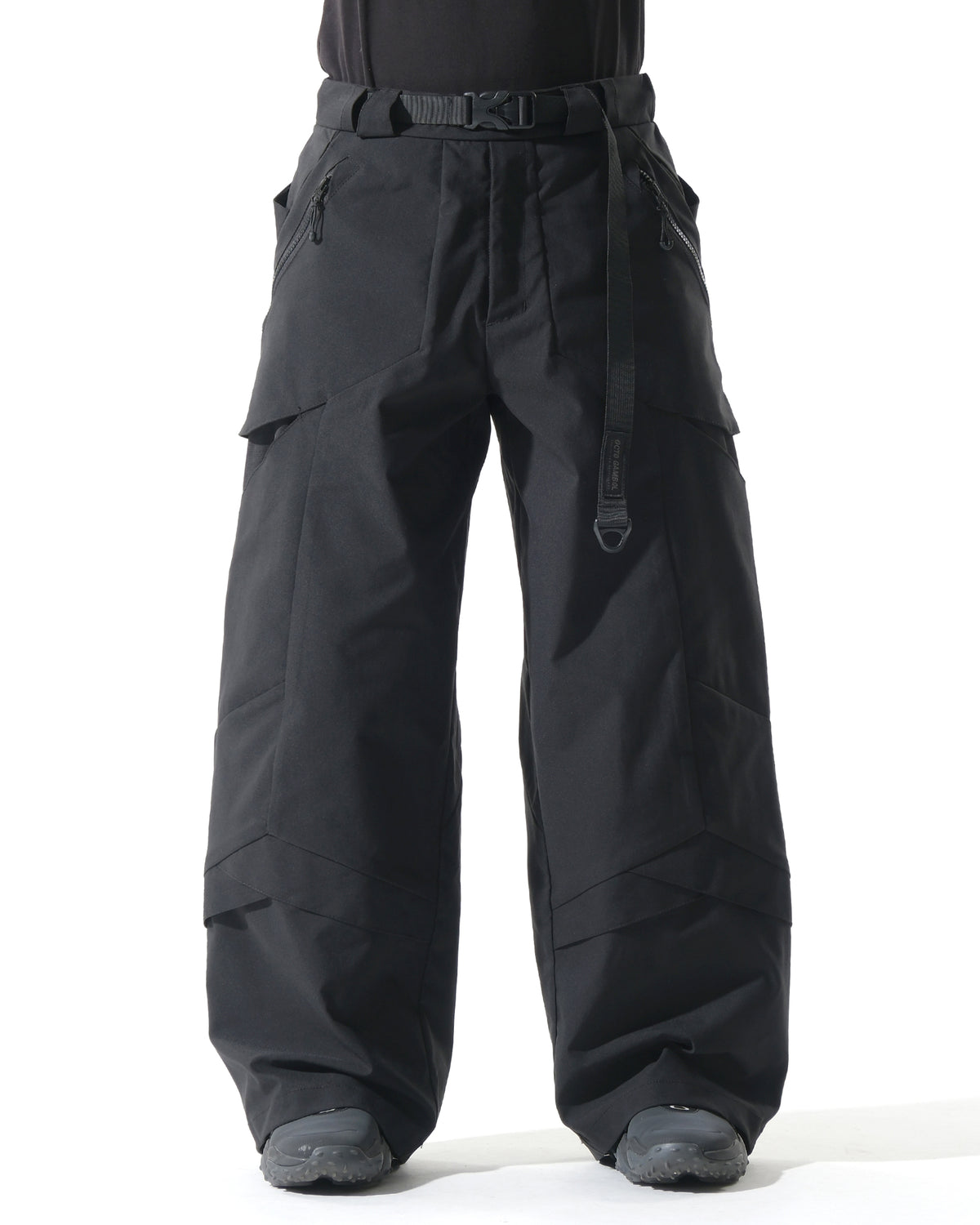 A26-S1-P / Visor Fold Panel Pants (Black)