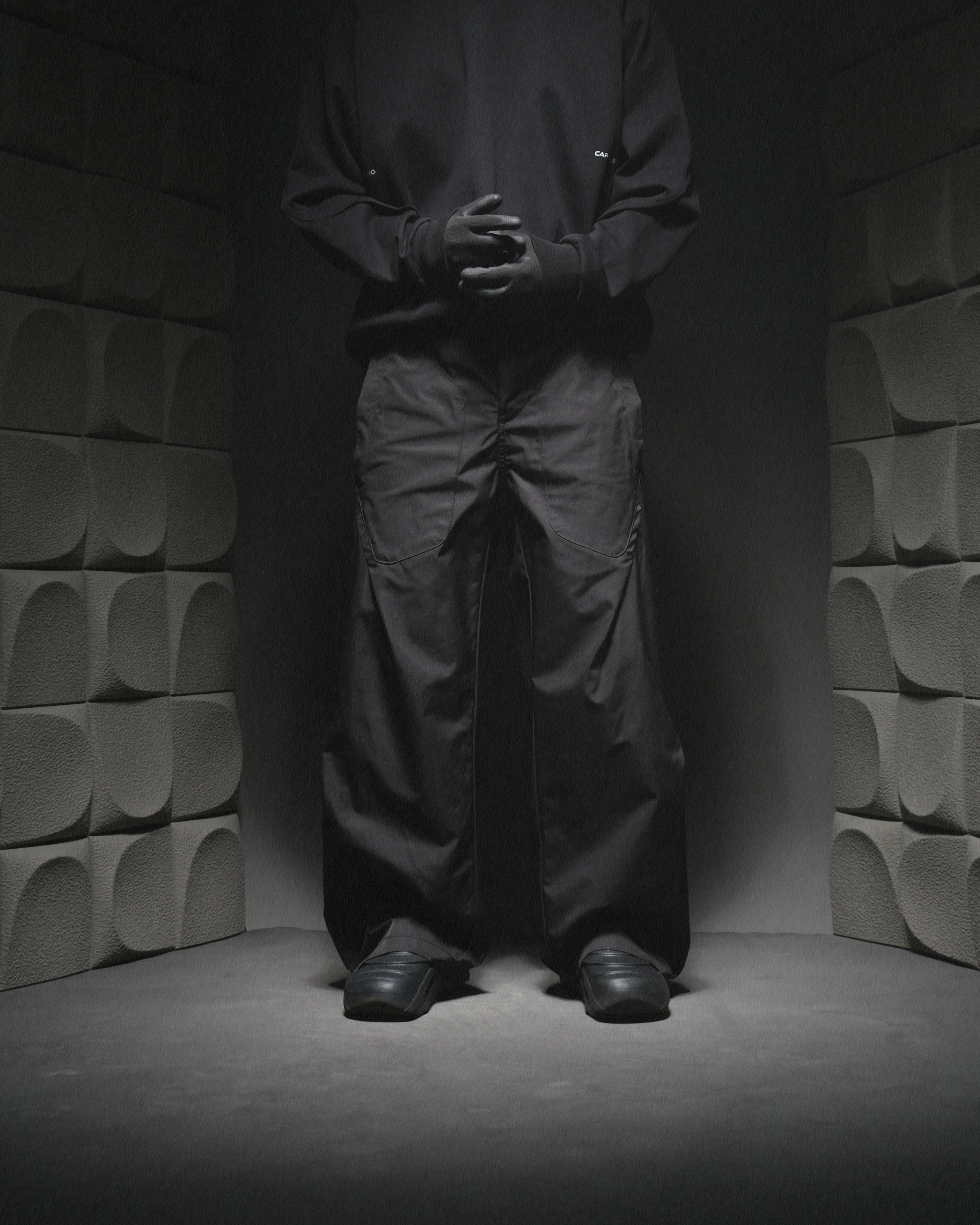 A24-CS-01-P   Futuristic Flare Pants (Black)