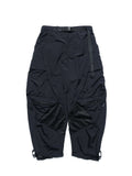 SS23 / 12 —  P23-129 Rollable Pocket Pants  (Black)