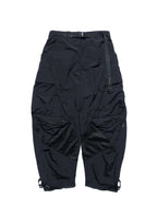 SS23 / 12 —  P23-129 Rollable Pocket Pants  (Black)