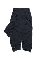 SS23 / 12 —  P23-129 Rollable Pocket Pants  (Black)