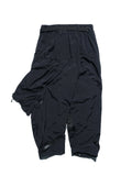 SS23 / 12 —  P23-129 Rollable Pocket Pants  (Black)