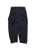 SS23 / 12 —  P23-129 Rollable Pocket Pants  (Black)