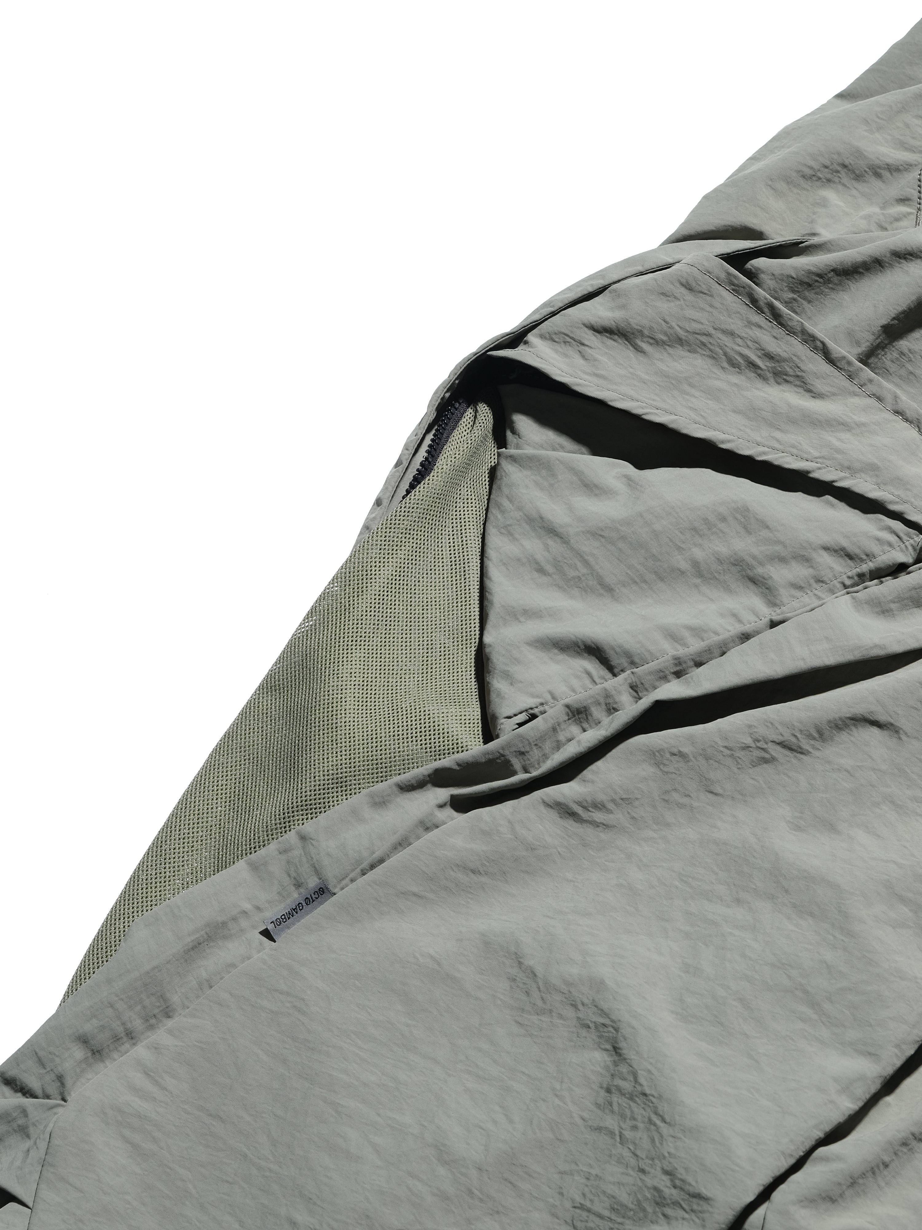 SS23 / 12 —  P23-129 Rollable Pocket Pants  (Lime)