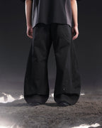 S26-PR-P1/ Light Twill Utility Pants (Black)