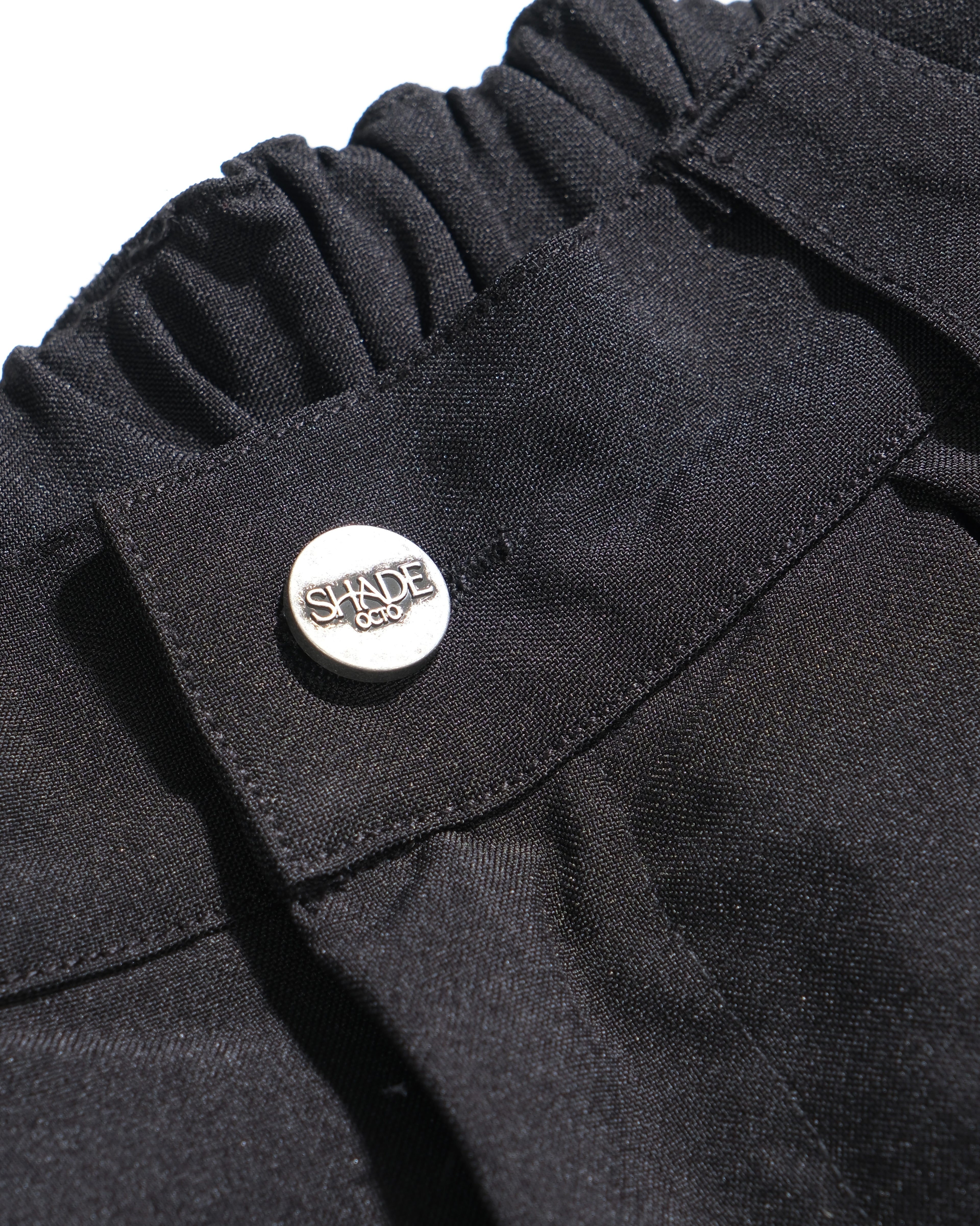 S26-SD1-P / Layered Wide Pants (Black)