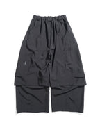 S26-SD1-P / Layered Wide Pants (Black)