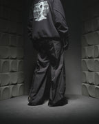 A24-CS-01-P   Futuristic Flare Pants (Black)