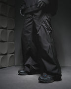 A24-CS-01-P   Futuristic Flare Pants (Black)