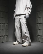 A24-CS-01-P   Futuristic Flare Pants (Bright Brey)
