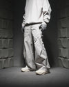 A24-CS-01-P   Futuristic Flare Pants (Bright Brey)