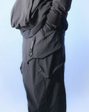 S1 A24-P-01  AngleCut Visor Camber cone Pants (Black)