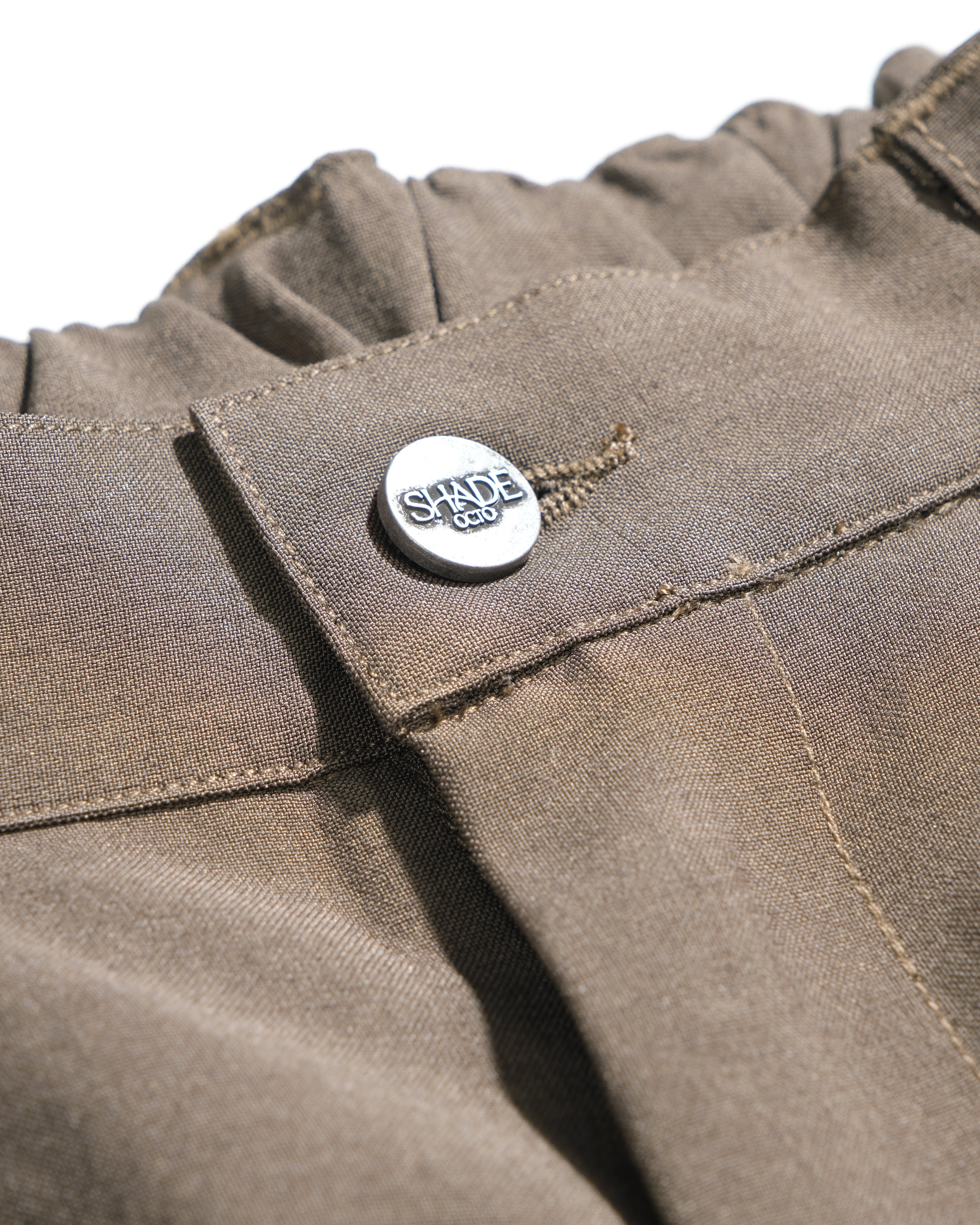 S26-SD1-P / Layered Wide Pants (Brown)