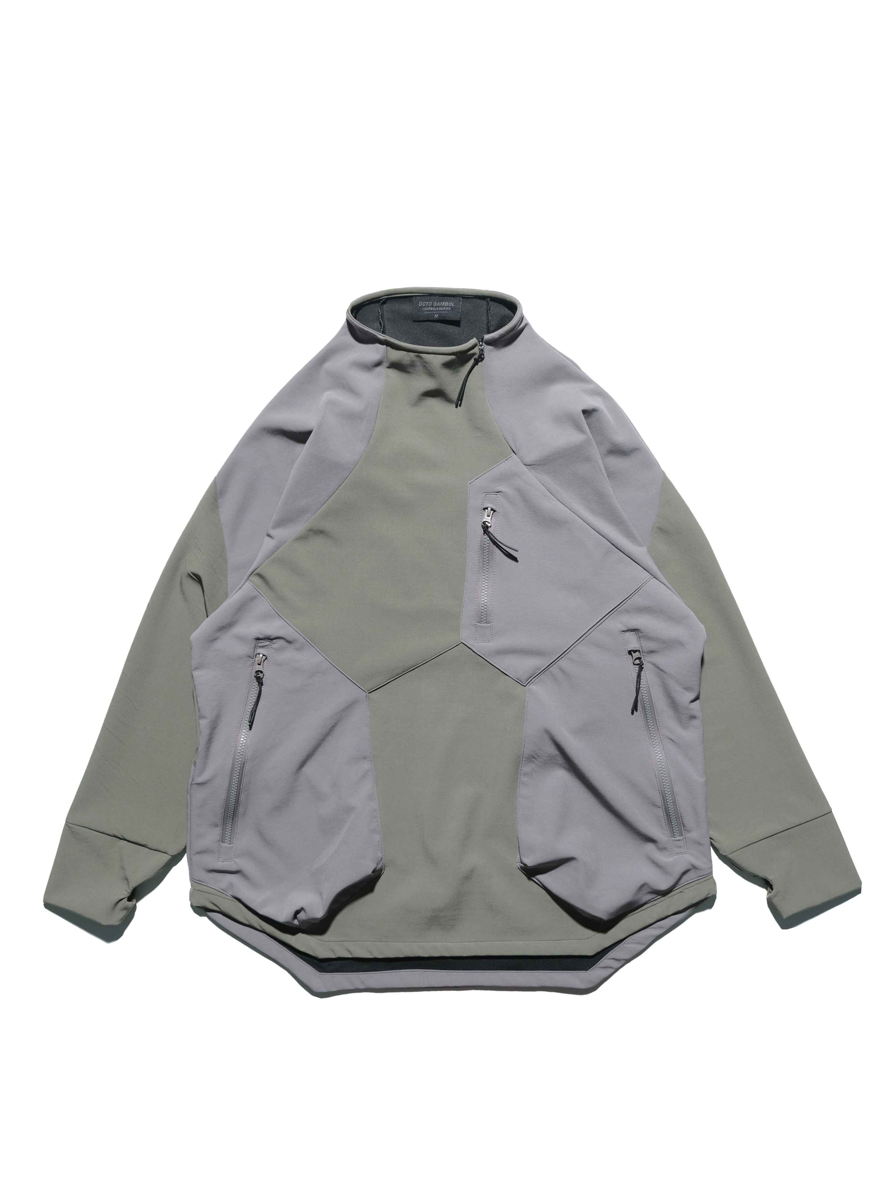 Capsule 02 / CST-122  Discrete Nylon Sweater  (Sand Green)