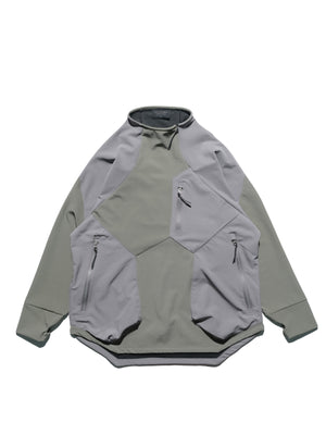 Capsule 02 / CST-122  Discrete Nylon Sweater  (Sand Green)