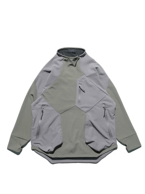 Capsule 02 / CST-122  Discrete Nylon Sweater  (Sand Green)