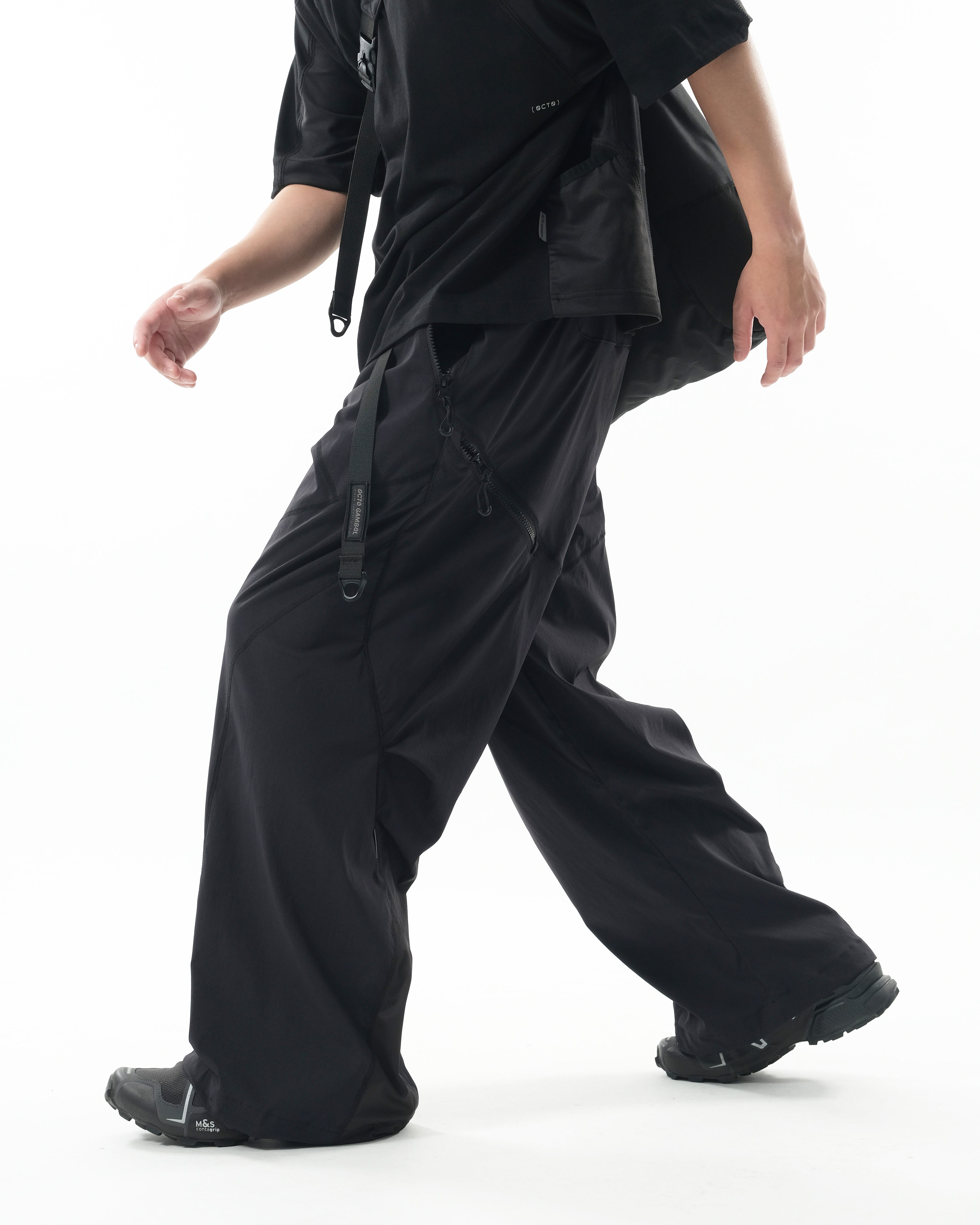 S26-S2-P / Tornado Flow Pants (Black)